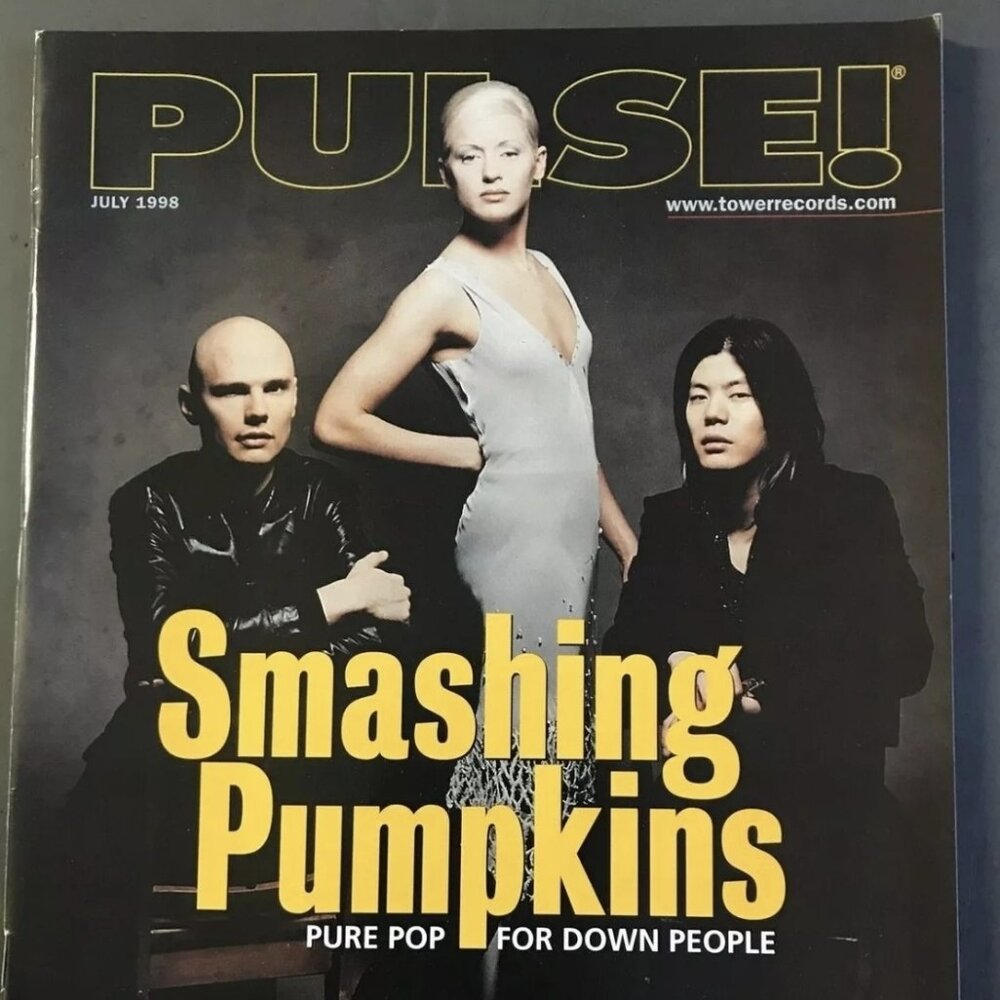 Pulse Magazine Tower Records SMASHING PUMPKINS - SINATRA - NEIL FINN JULY 1998.